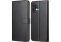 LuxusKollektion Flip Case Handyhülle Samsung Galaxy A32 5G Premium Leder Schwarz