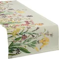 Sander Tischläufer Flowery Gobelin Natur-bunt Größe 32x96 cm