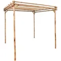 vidaXL Pergola Bambus 170×170×220 cm