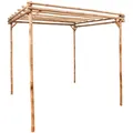 Pergola Bambus 170x170x220cm Garten Pavillon Spalier Rankhilfe Terrasse vidaXL