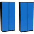 Güde - Werkzeugschrank 85x40x185cm 2x Werkstattschrank Metallschrank Aktenschrank