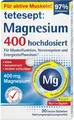 tetesept Magnesium 400 hochdosiert, Nahrungsergänzungsmittel mit Magnesium 30 tb