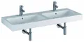 Geberit iCon Doppelwaschtisch 1200 mm x 485 mm - Weiß Alpin - 124120000