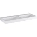 Geberit Doppelwaschbecken iCon 120 cm Weiß