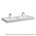 Geberit Doppelwaschtisch iCon 120 x 48,5 cm, weiß, 124120000