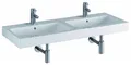 Geberit iCon Doppelwaschtisch 1200 mm x 485 mm - Weiß Alpin - 124120000
