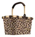 reisenthel Carrybag L Einkaufskorb Frame Leo Macchiato hellbraun dunkelbraun Neu