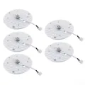 5er Set LED-Modul, Umrüstsatz mit Magnethalterung, Ø21cm, 24W, 2200lm, 3000K