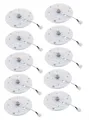 10er Set LED-Modul, Umrüstsatz mit Magnethalterung, Ø21cm, 24W, 2200lm, 3000K