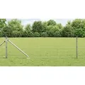 vidaXL Euro-Zaun mit 13 Stachelpunkten 0.4x50 m aus galvanisiertem Stahl
