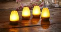 LED Akku Lounge Lichter 4er-Set mit Touchsensor Kabellos für Innen und Außen