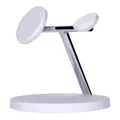 Belkin BOOST Charge Pro Trio WirelessCharger Stand mit MagSafe weiss