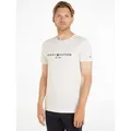 Tommy Hilfiger T-Shirt TOMMY FLAG HILFIGER TEE aus Bio-Baumwolle, Regular Fit weiß XXL (54)