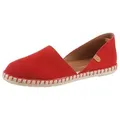 VERBENAS CARMEN SERRAJE Espadrille Sommerschuh, Schlappen mit Jute-Rahmen rot 36 EU