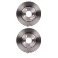 2x Bosch 0 986 479 A86 Bremsscheibe für Renault Clio IV Smart Fortwo Dacia