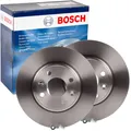 2X BOSCH BREMSSCHEIBEN Ø258mm VORNE PASSEND FÜR DACIA JOGGER LOGAN SANDERO