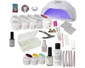 Sun Garden Nails Nagellack-Set UV Gel Nail Starterset Starlight + UV Gerät und Nageldesign Zubehör, für Einsteiger & Fortgeschrittene