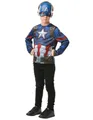 Rubie´s Kostüm Captain America Kostümset für Kinder blau