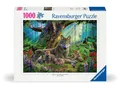 Erwachsenenpuzzle 1000 Teile - Wölfe im Wald