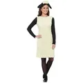 Smiffys Kostüm Shaun das Schaf Kleid, Shaun das Schaf Kostüm für Damen weiß M
