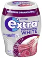 Extra Professional Kaugummi Zuckerfrei, White Granatapfel, 50 Dragees, Großpackung Chewing Gum, Xylitol Kaugummi ohne Zucke mit Granatapfelgeschmack Minz Frische (50 Dragees)