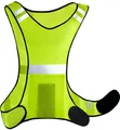 Prowiste Reflektierende Fahrradweste - Laufweste für Damen & Herren - Warnweste für Joggen & Radfahren - 𝗔𝘁𝗺𝘂𝗻𝗴𝘀𝗮𝗸𝘁𝗶𝘃𝗲 Sicherheitsweste - Leicht & Sichtbar (XL-XXL)