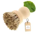 HOFMEISTER® Topfbürste Naturborste Holz - robuste und nachhaltige Spülbürste ohne Aufdruck, echt Union, 5 cm