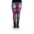 cosey - Bunte Bedruckte Blumen-Leggings (Einheitsgröße) - Design Flower Festival