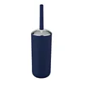 Wenko-Wenselaar GmbH & Co. KG WENKO WC-Garnitur Brasil, Spezialkunststoff, absolut bruchsicher, Praktischer Toilettenbürstenhalter ideal für Bad und Gäste-WC, 1 Stück, Farbe: Dunkelblau 22522100