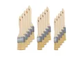 ARLI Flachpinsel Basic Pinsel Set mit 20 mm / 25 mm / 35 mm Breite, (15 St)