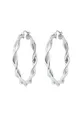 Elli Ohrringe Damen Creolen Gedreht in 925 Sterling Silber