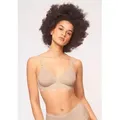 Triumph Bügelloser BH Micro Fun nahtlos vorgeformte Cups beige|braun 80