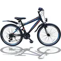 Talson 20 Zoll Fahrrad Shimano 18-Gang Mountainbike - mit Gabelfederung und Beleuchtung Neu