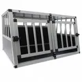 SPOCADO "Villa" Hunde Transportbox 89 x 69 x 50 cm schwarz/grau 136588486-136588476
