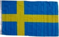 Flagge Schweden 90 x 150 cm mit zwei Metallösen Hissen WM Hiss Fahne Hissflagge