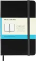 Moleskine Classic Dotted Paper Notebook, Hard Cover and Elastic Closure Journal, Color Black, Size Pocket 9 x 14 cm, 192 Pages
