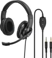 PC-Office-Headset "HS-P300", Stereo, Schwarz (00139925)