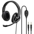 HAMA PC-Office-Headset "HS-P300", Stereo, Schwarz (00139925) #1907418