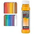 decotric Decolor Bunte Abtönfarbe Goldocker - 250 ml I Dispersionsfarbe für dekorative Anstriche und wasserbasierten Materialien I Hohe Farbkraft & Ergiebigkeit