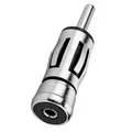 baytronic Antennenadapter DIN Stecker auf ISO Buchse Autoradio Adapter Metallausführung Universell kompatibel für KFZ Autoantenne 1 Stück