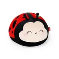 LEGAMI - Soft Kissen Ladybug-Motiv, Offnung zum Wärmen der Hände, weich, Geschenkidee, L 25 x H 26 x B 33 cm