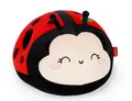 Legami - Super Soft-Kissen, Motiv Ladybug, super weich, Öffnung zum Wärmen  ...