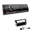 Kenwood 1-DIN Autoradio Bluetooth USB AUX für Skoda Yeti piano black inkl Canbus