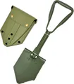 BW Klappspaten neues Bundeswehr Modell 3-tlg. Alu mit Tasche Spaten Schaufel