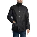 Barbour Ashby Wachsjacke, Schwarz XL - Schwarz - XL