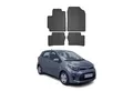 OMAC Auto-Fußmatten für Kia Picanto 2017-2021 Gummimatten Schwarz 4 tlg (4 St), für Kia Picanto 2017-2021 Kia Picanto 2017-2021, Antirutsch,Wasserfest,Einfache Installation