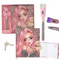 Depesche TOPModel - Tagebuch in Rosa mit Model Motiv, Leo-Muster und Gold D ...