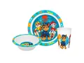 Geda Labels GmbH Kindergeschirr-Set Paw Patrol Boys (3-tlg), PP, Blau, 21,5x21,5x8,5, spülmaschinengeeignet