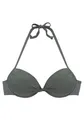 LASCANA Push-Up-Bikini-Top Italy, mit Raffung, oliv