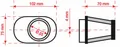 BMC Konischer Luftfilter nach links versetzt Ø55 MM - FBPF55-70L